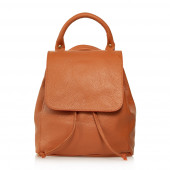 Rucsac dama din piele naturala DiAmanti Umberto Arancio